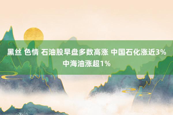 黑丝 色情 石油股早盘多数高涨 中国石化涨近3%中海油涨超1%