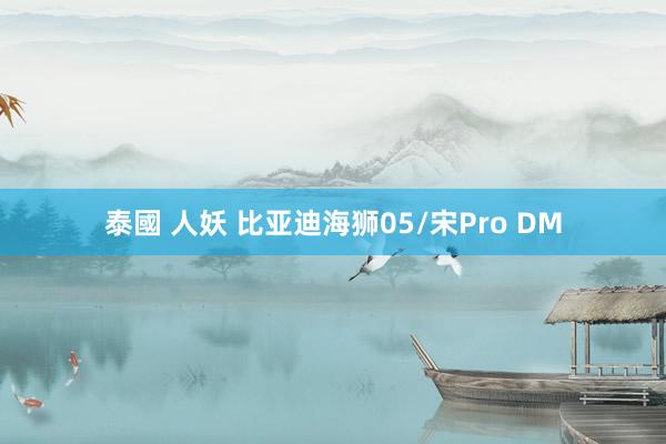 泰國 人妖 比亚迪海狮05/宋Pro DM